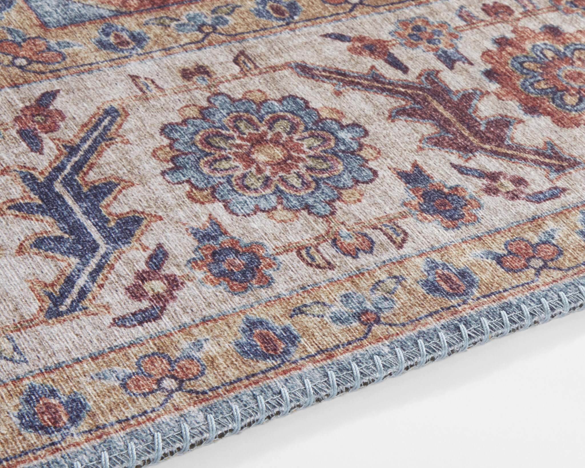 Vintage Vloerkleed Anthea Blauw