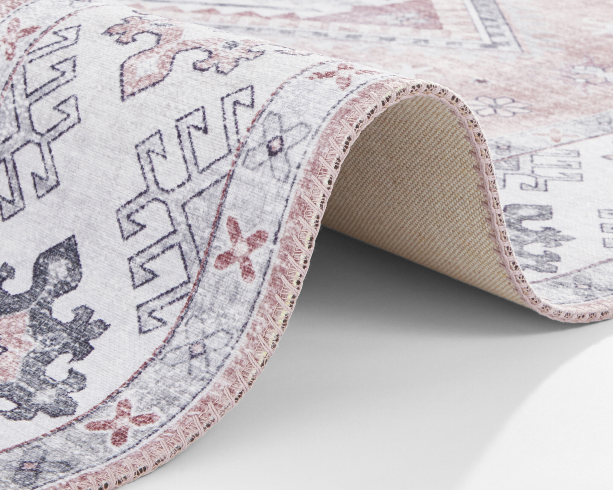 Vintage Vloerkleed Gratia Roze