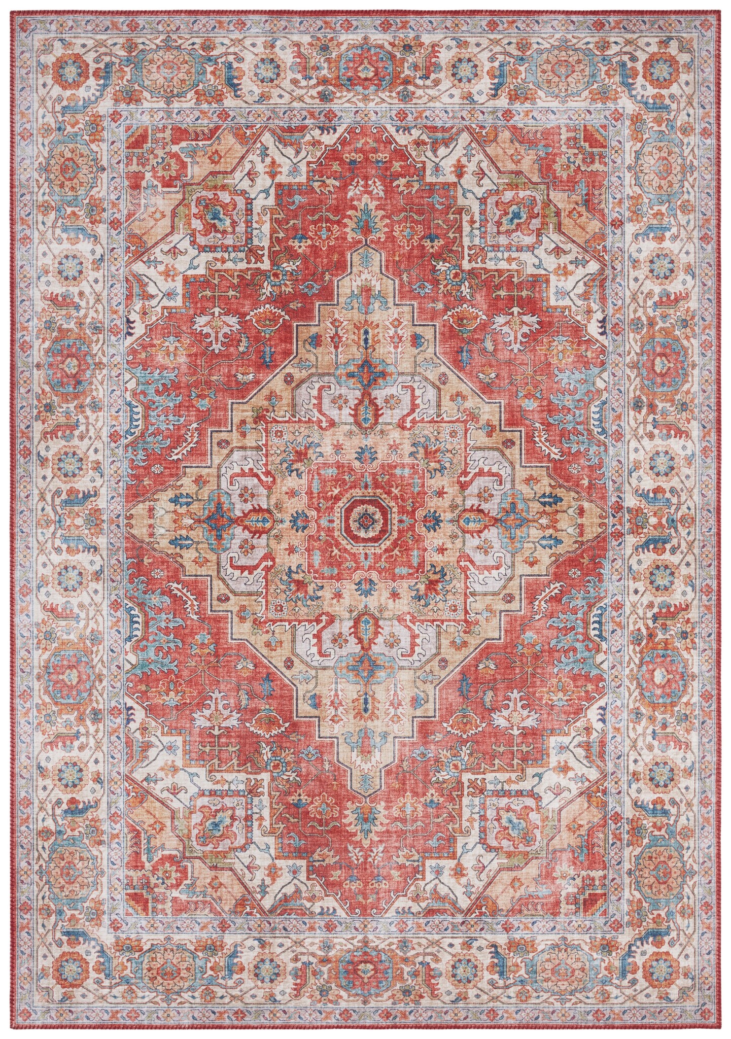 Vintage Vloerkleed Sylla Rood