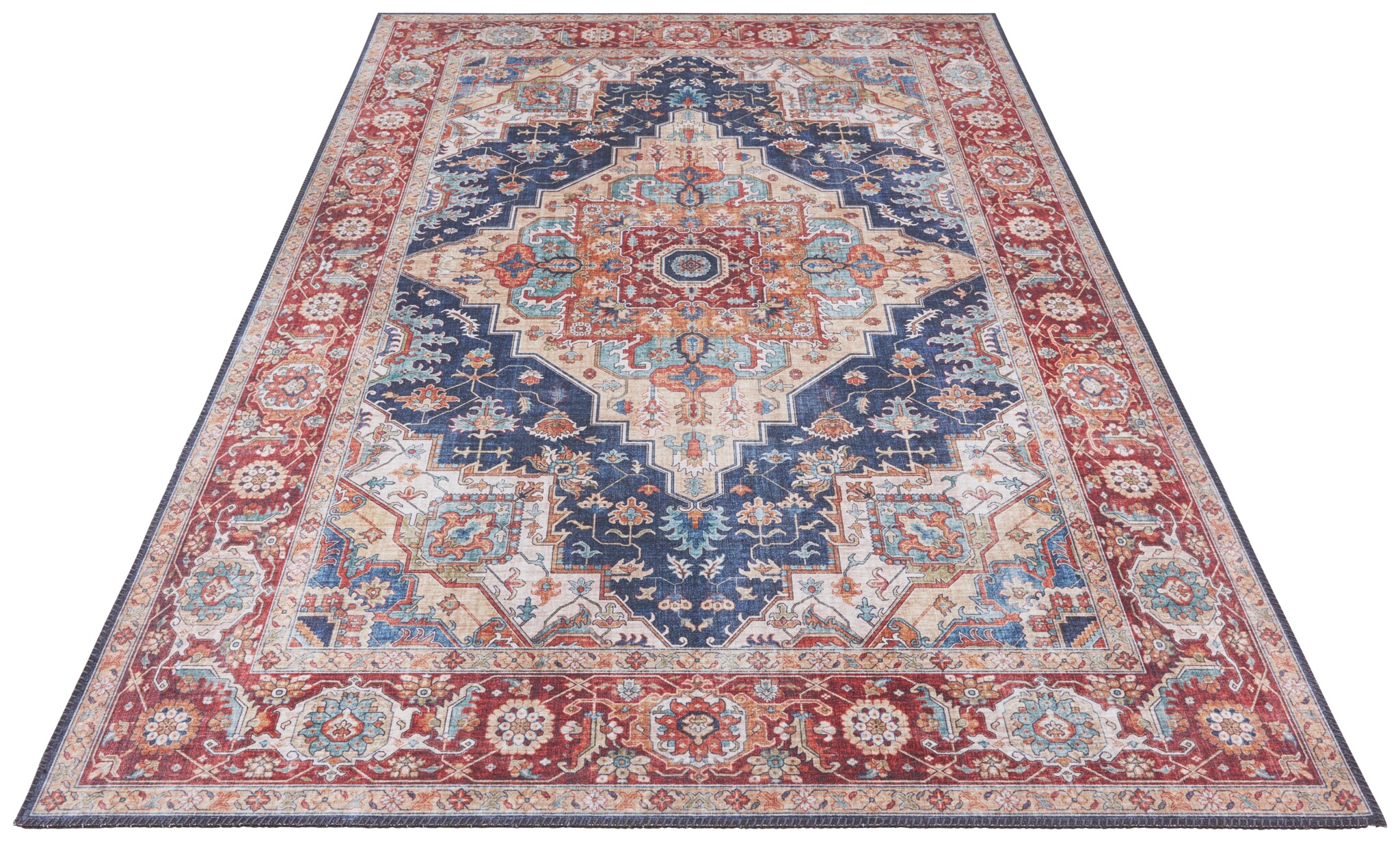 Vintage Vloerkleed Sylla Blauw