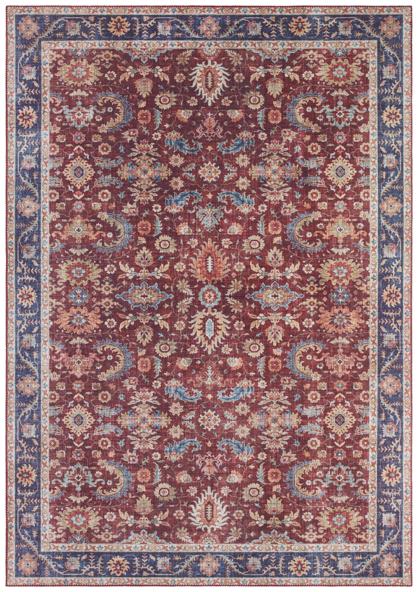 Vintage Vloerkleed Vivana Rood