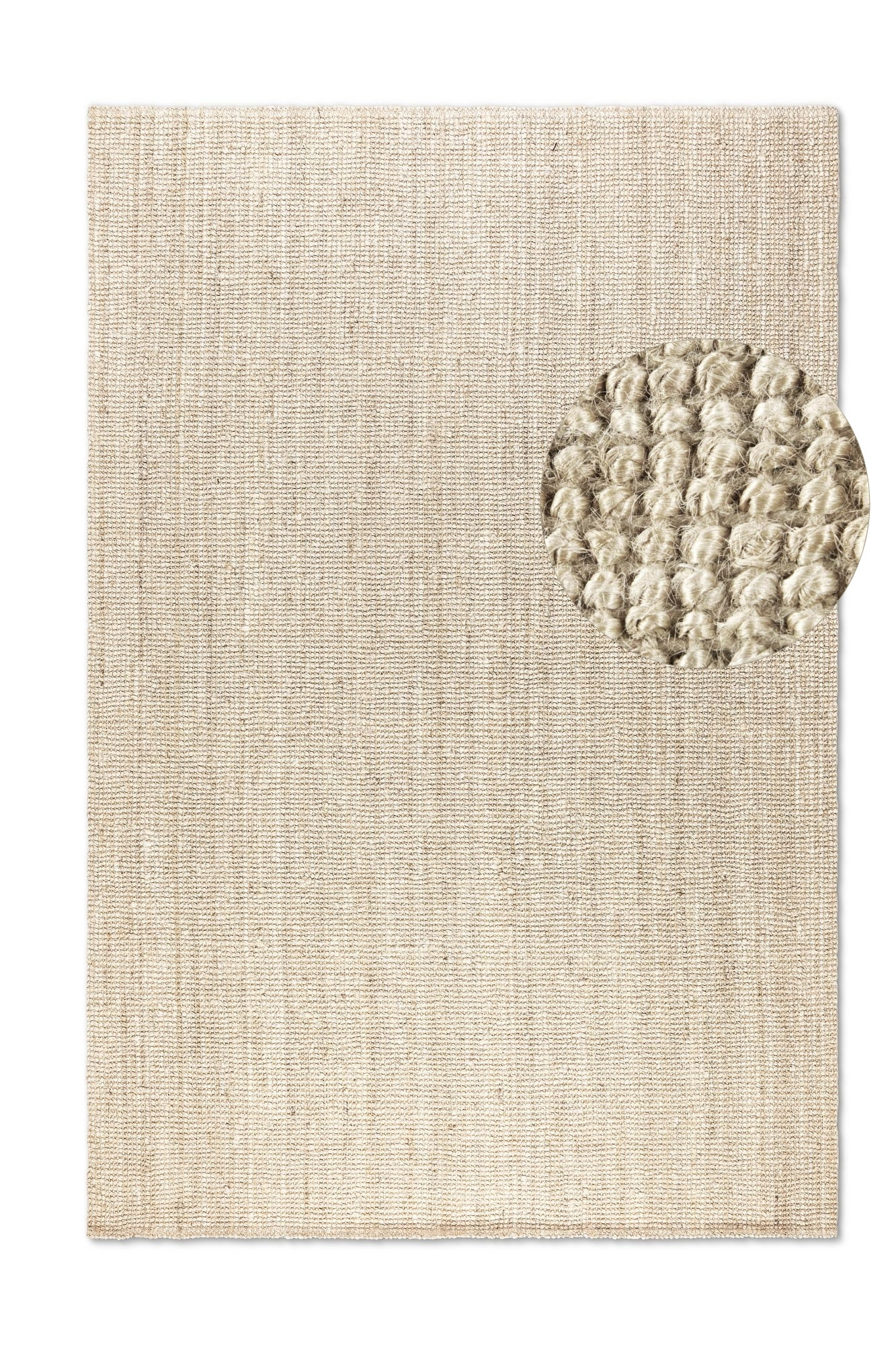 Jaipur Jute Vloerkleed Crème