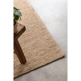 Jaipur Jute Vloerkleed Goud Beige