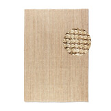 Jaipur Jute Vloerkleed Goud Beige