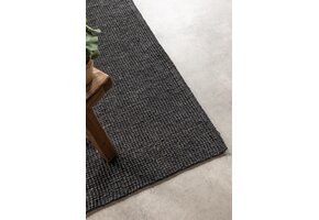 Jaipur Jute Vloerkleed Zwart