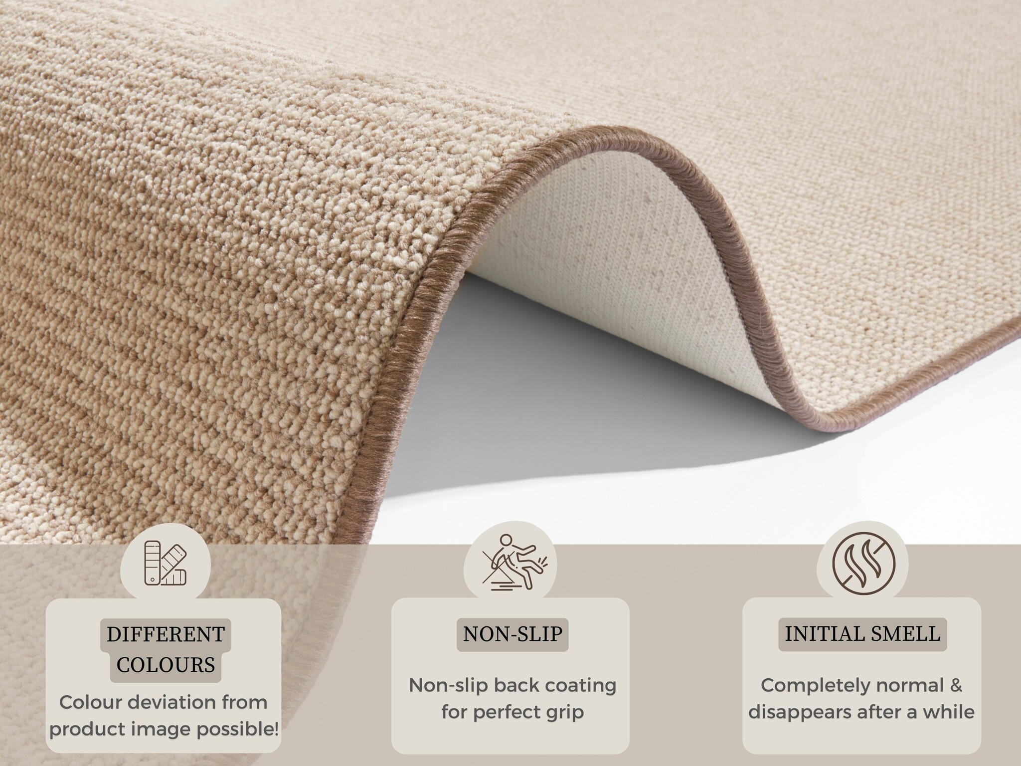 Traploper Vloerloper Beige