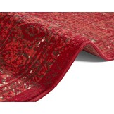 Velours Vloerkleed Plume Rood