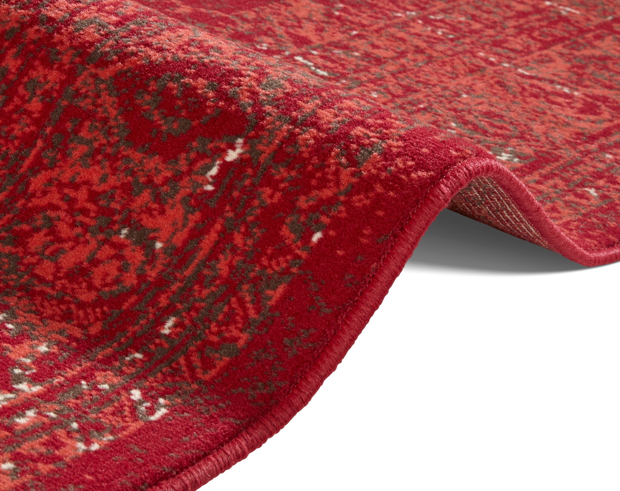Velours Vloerkleed Plume Rood