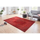 Velours Vloerkleed Plume Rood