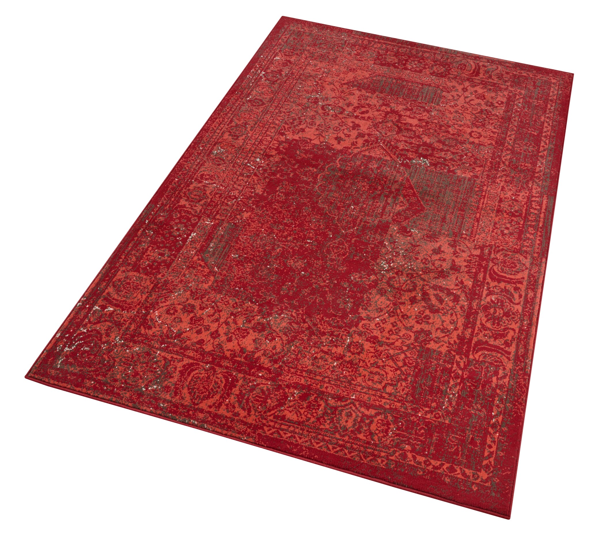 Velours Vloerkleed Plume Rood