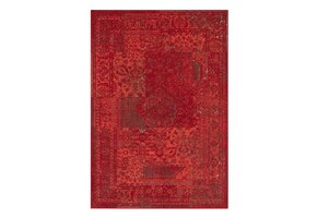 Velours Vloerkleed Plume Rood