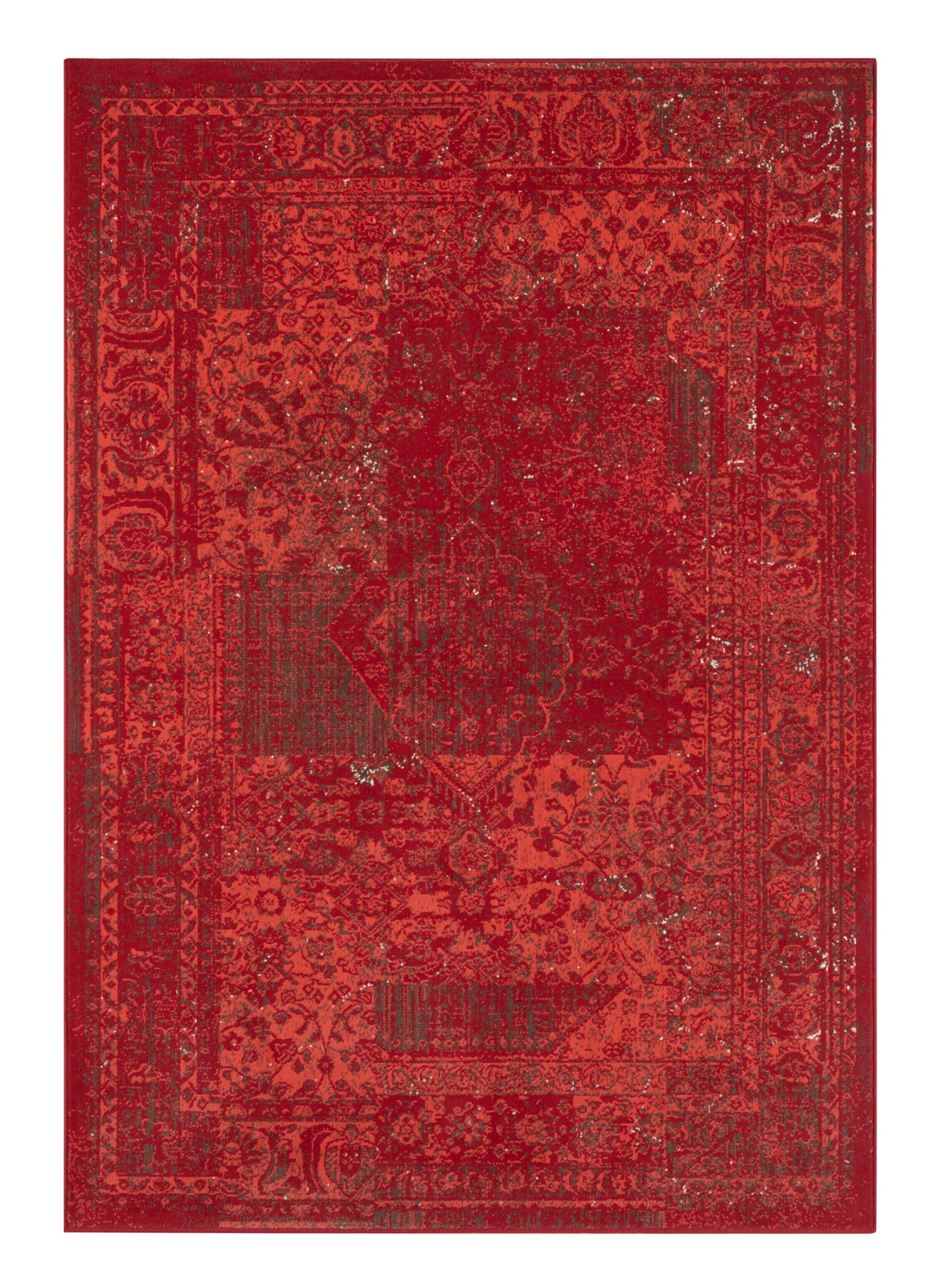 Velours Vloerkleed Plume Rood