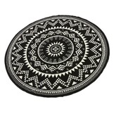 Velours Vloerkleed Valencia Zwart