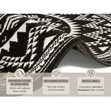 Velours Vloerkleed Valencia Zwart