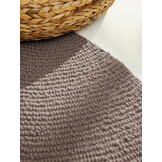 Wollen Rond Vloerkleed Calmio Taupe