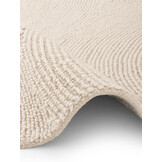 Wollen Rond Vloerkleed Calmio Creme