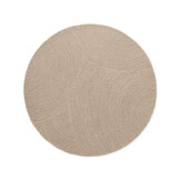 Wollen Rond Vloerkleed Calmio Licht Beige