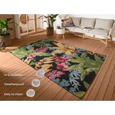 Buitenkleed Flair Tropical Flowers Multikleur