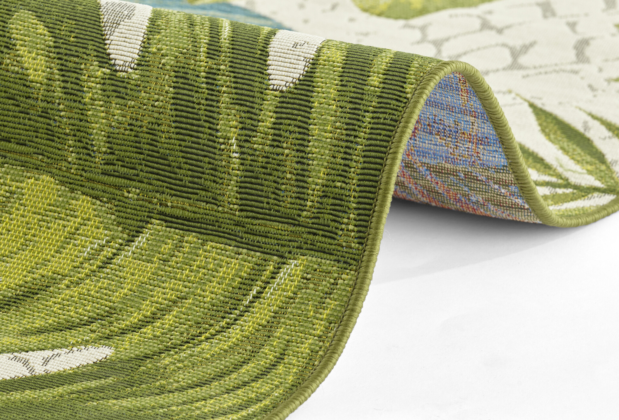 Buitenkleed Flair Tropical Leaves Groen