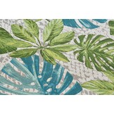 Buitenkleed Flair Tropical Leaves Groen