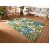 Buitenkleed Flair Tropical Leaves Groen