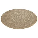 Buitenkleed Rond Almendro Beige