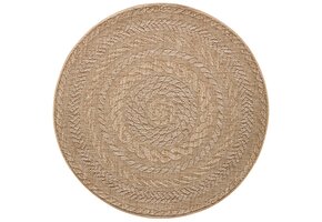 Buitenkleed Rond Almendro Beige