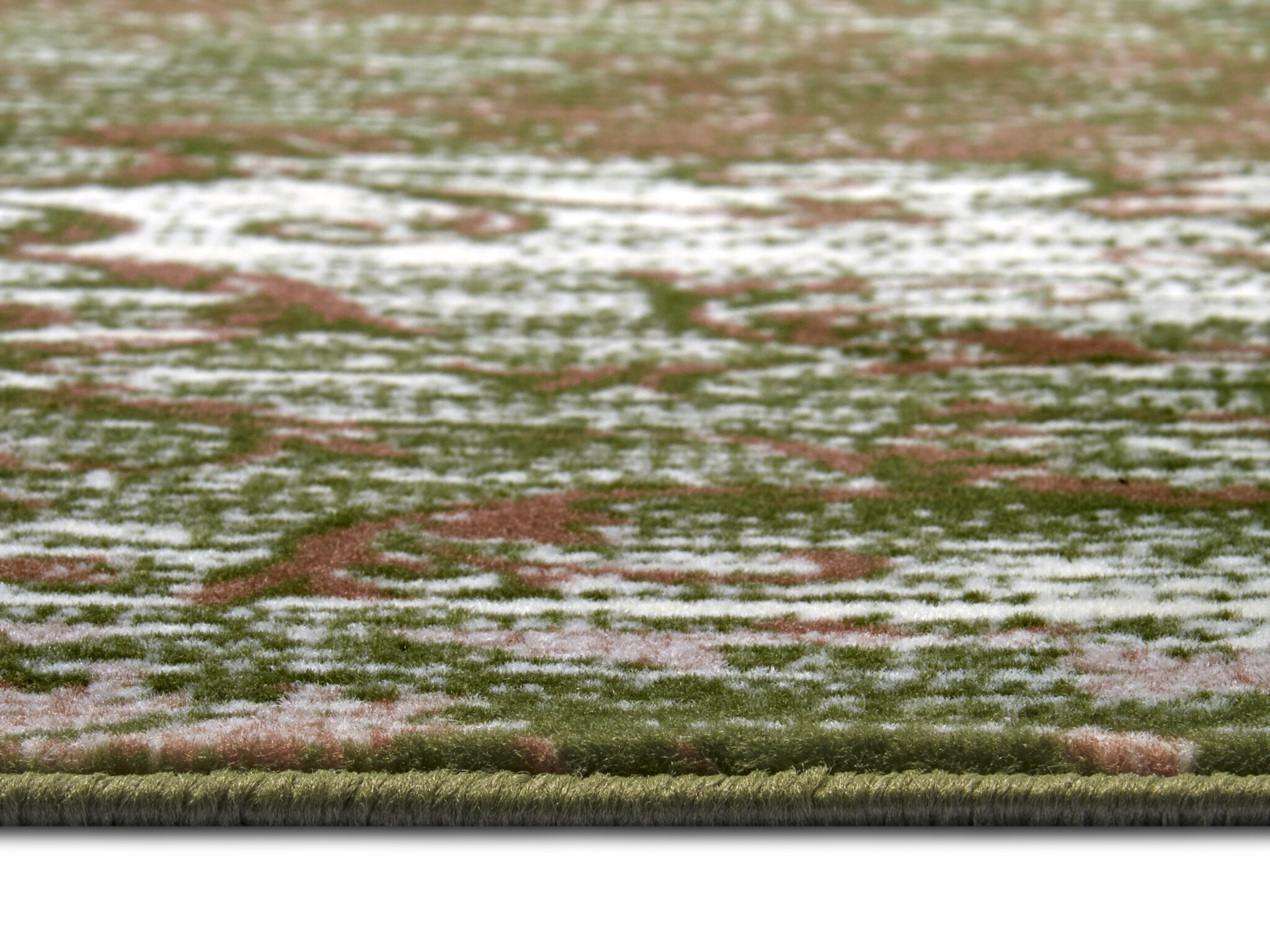 Patchwork Vloerkleed Groen