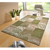 Patchwork Vloerkleed Groen