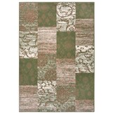 Patchwork Vloerkleed Groen