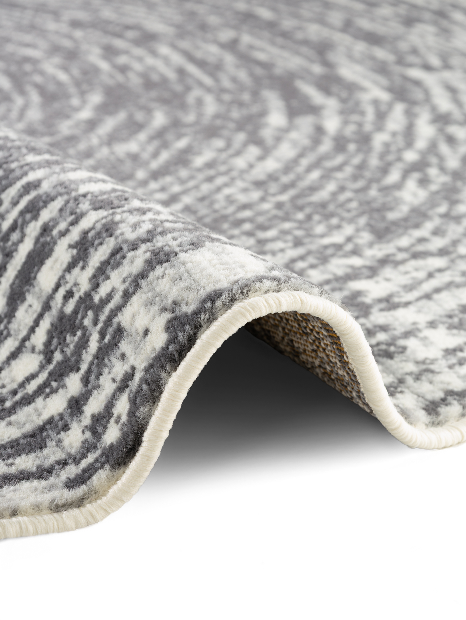 Rond Vloerkleed Cavallo Creme Grijs