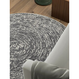 Rond Vloerkleed Cavallo Creme Grijs