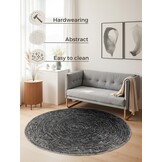 Rond Vloerkleed Cavallo Grijs