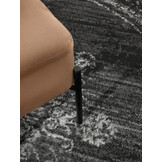 Vintage Rond Vloerkleed Gloria Grijs