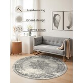 Vintage Rond Vloerkleed Gloria Creme