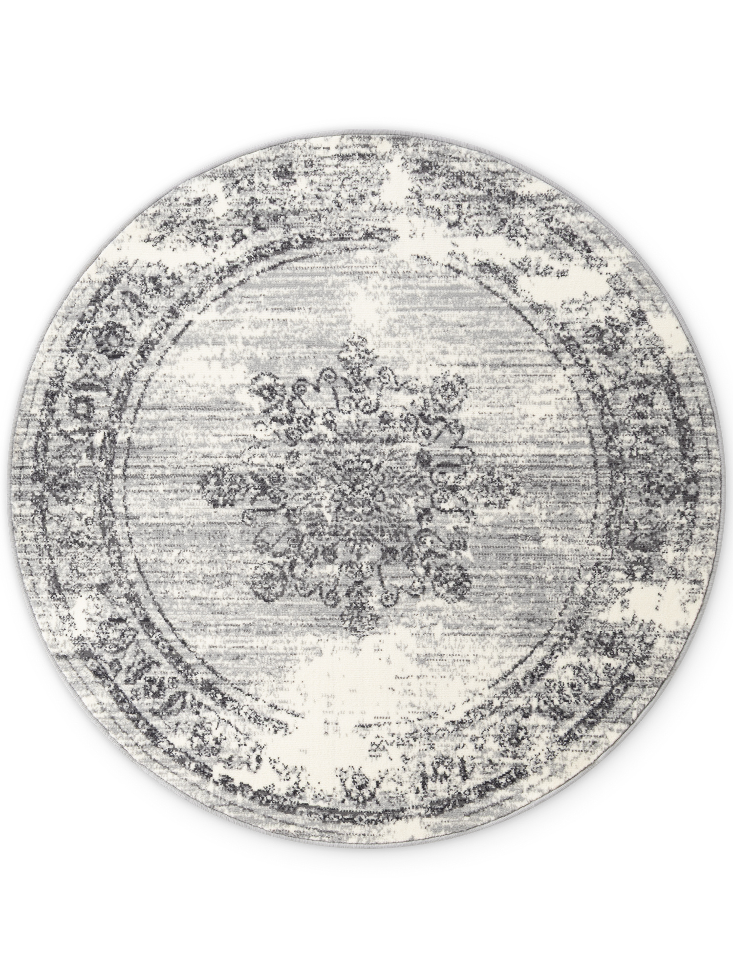 Vintage Rond Vloerkleed Gloria Creme