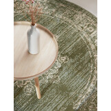 Vintage Rond Vloerkleed Gloria Groen