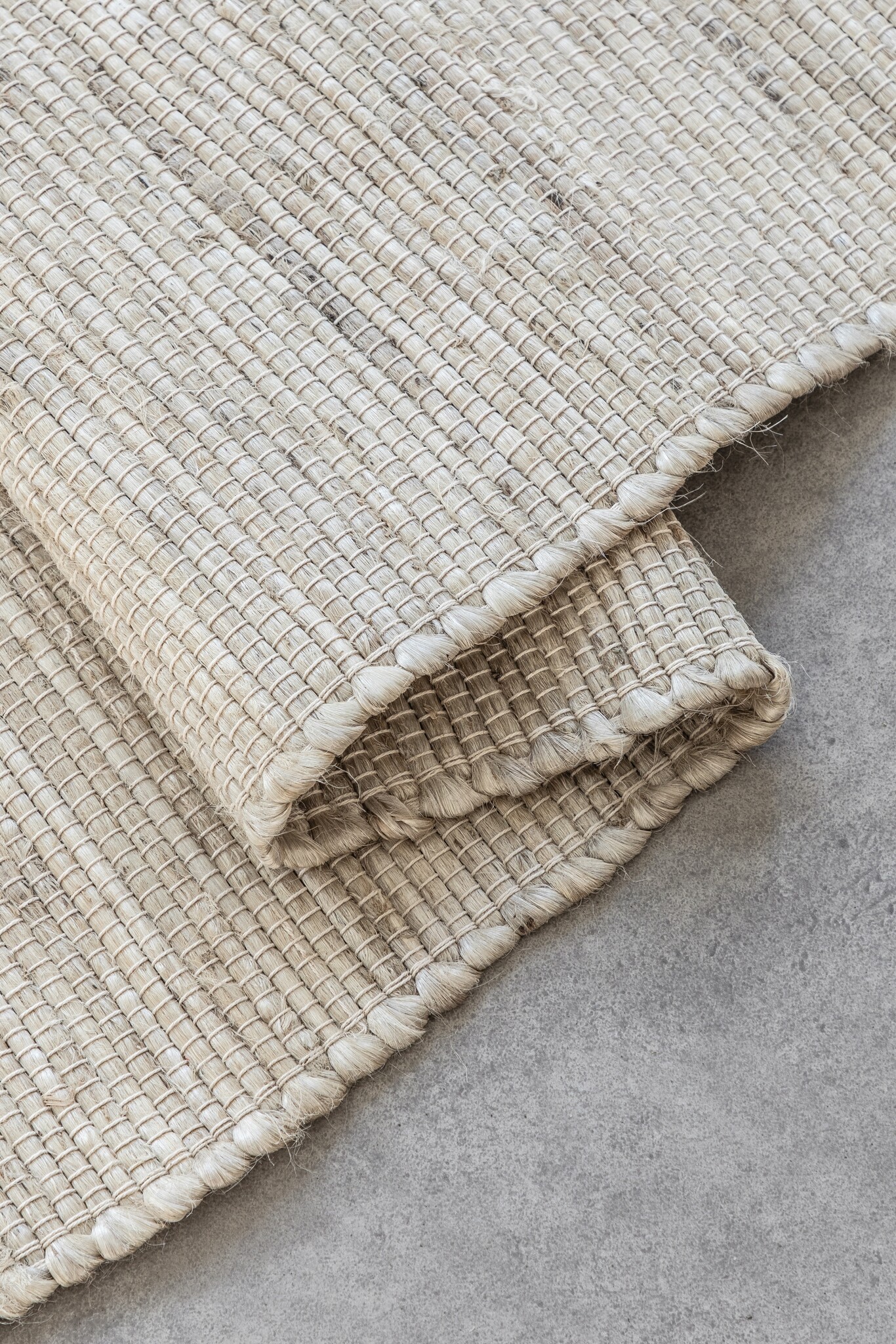 Jute Vloerkleed Dhaka Creme