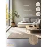 Jute Vloerkleed Dhaka Beige