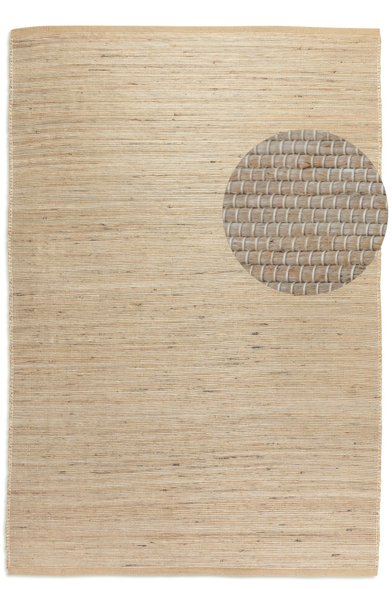 Jute Vloerkleed Dhaka Beige