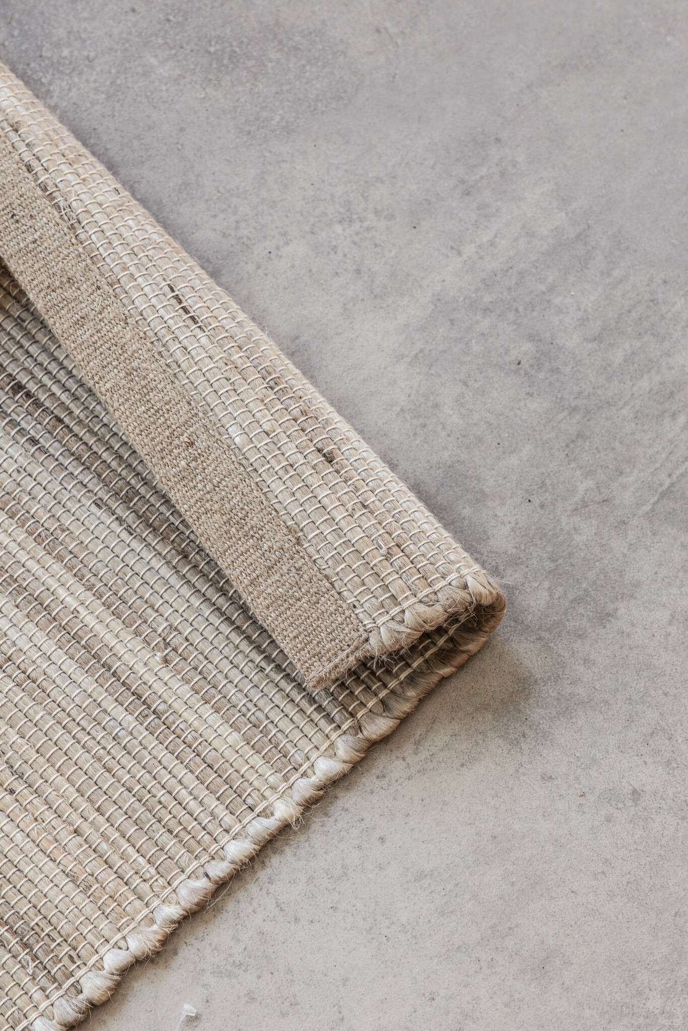 Jute Vloerkleed Dhaka Grijs