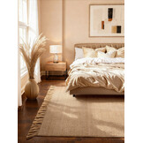 Jute Vloerkleed Fjord Goud Beige
