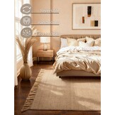 Jute Vloerkleed Fjord Goud Beige