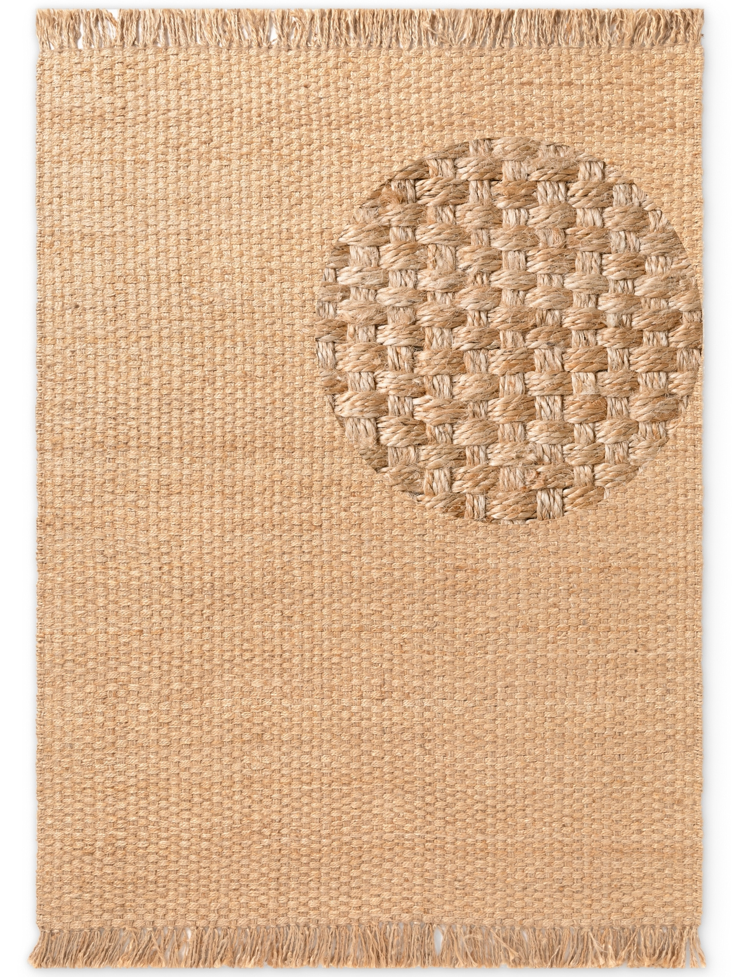 Jute Vloerkleed Fjord Goud Beige