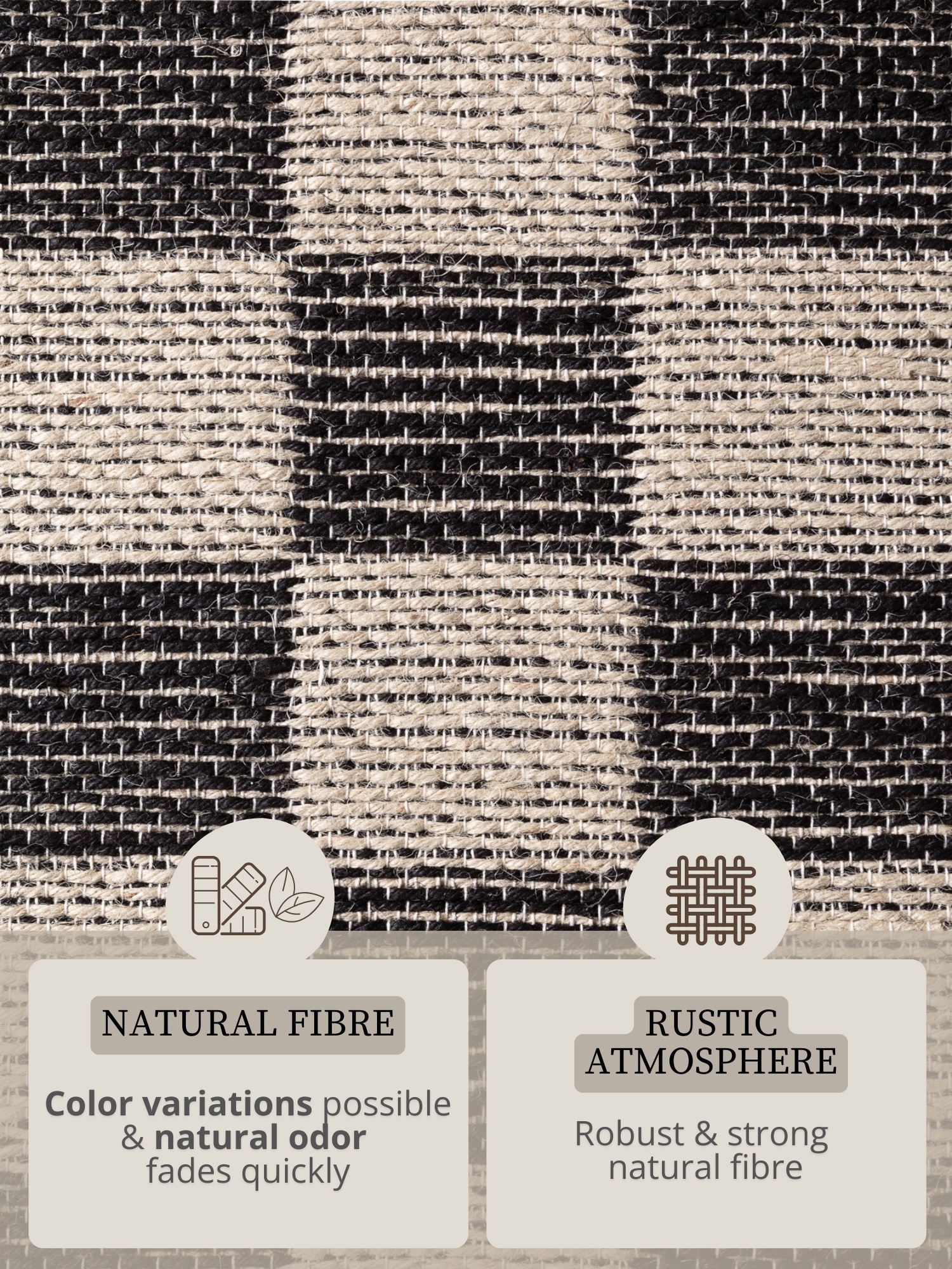 Jute Vloerkleed Rex Creme