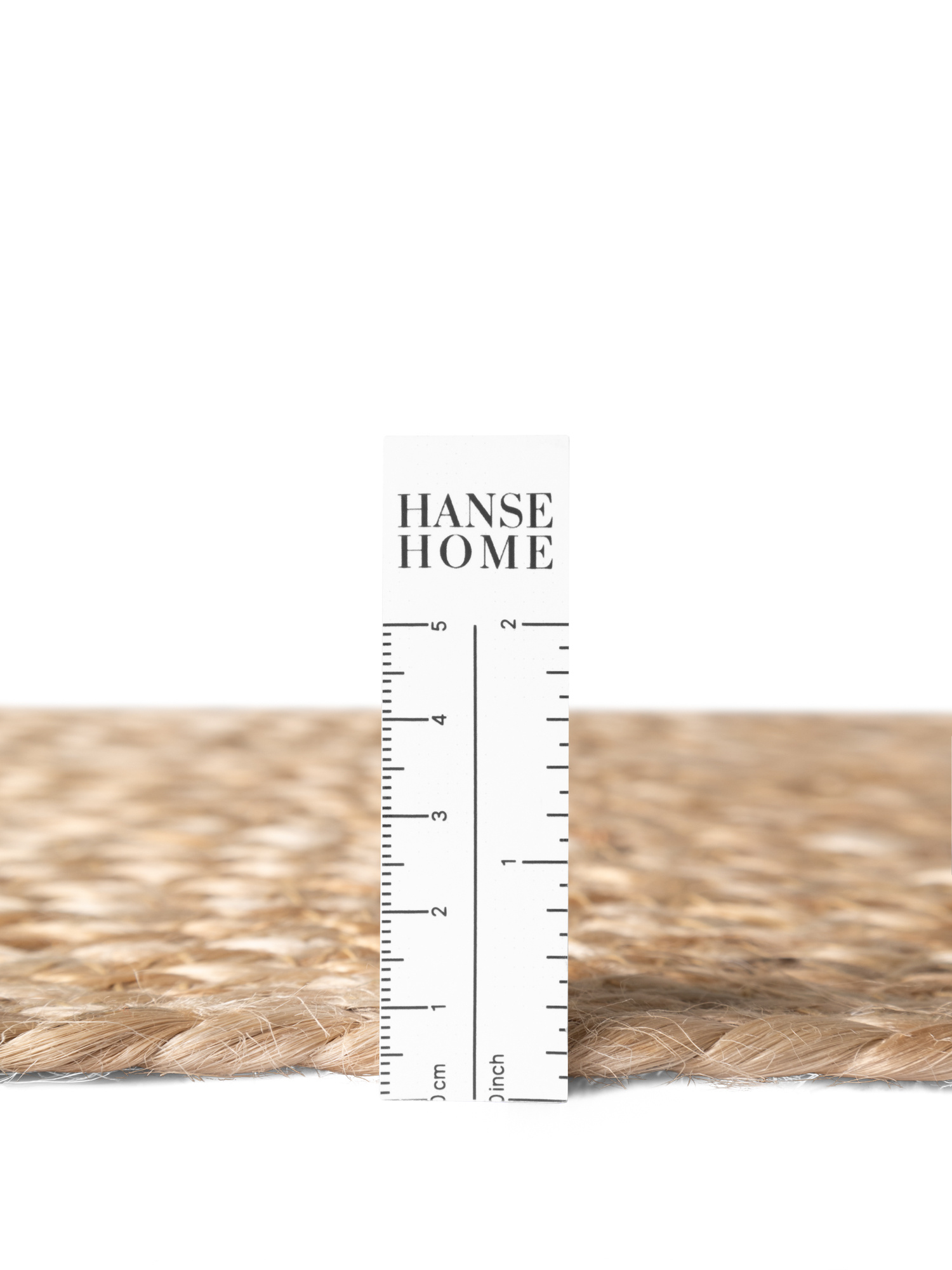 Rond Gevlochten Jute Vloerkleed Basil Creme