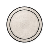 Rond Gevlochten Jute Vloerkleed Lina Creme