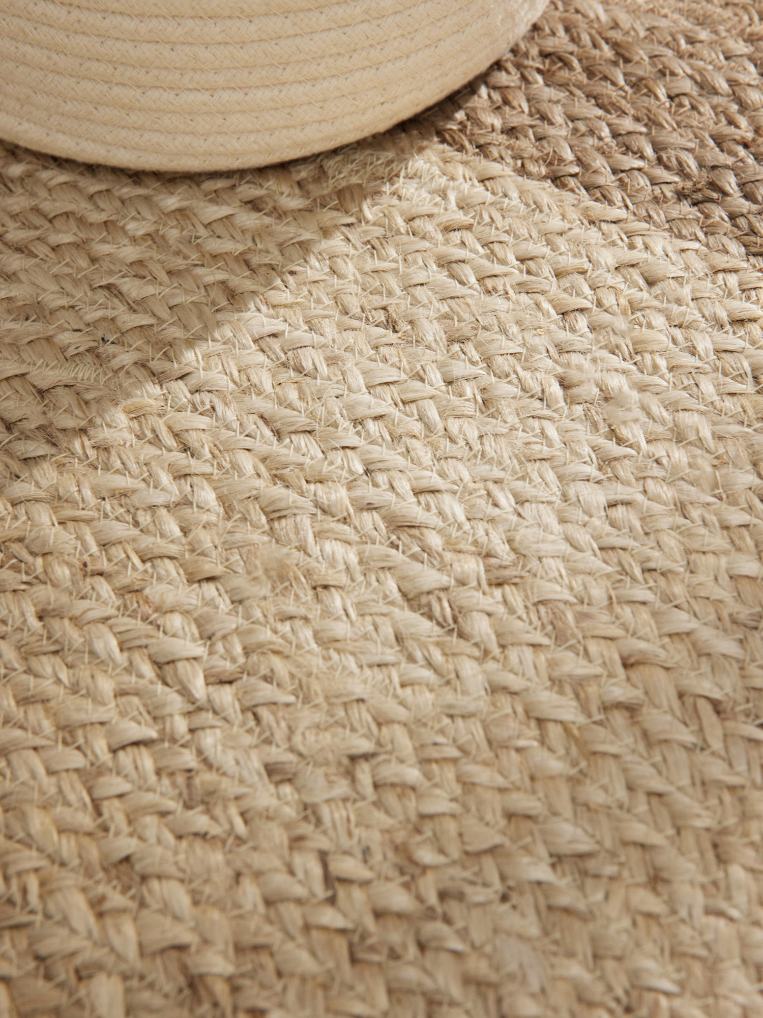 Rond Jute Vloerkleed Jutta Taupe
