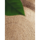 Rond Jute Vloerkleed Jutta Taupe
