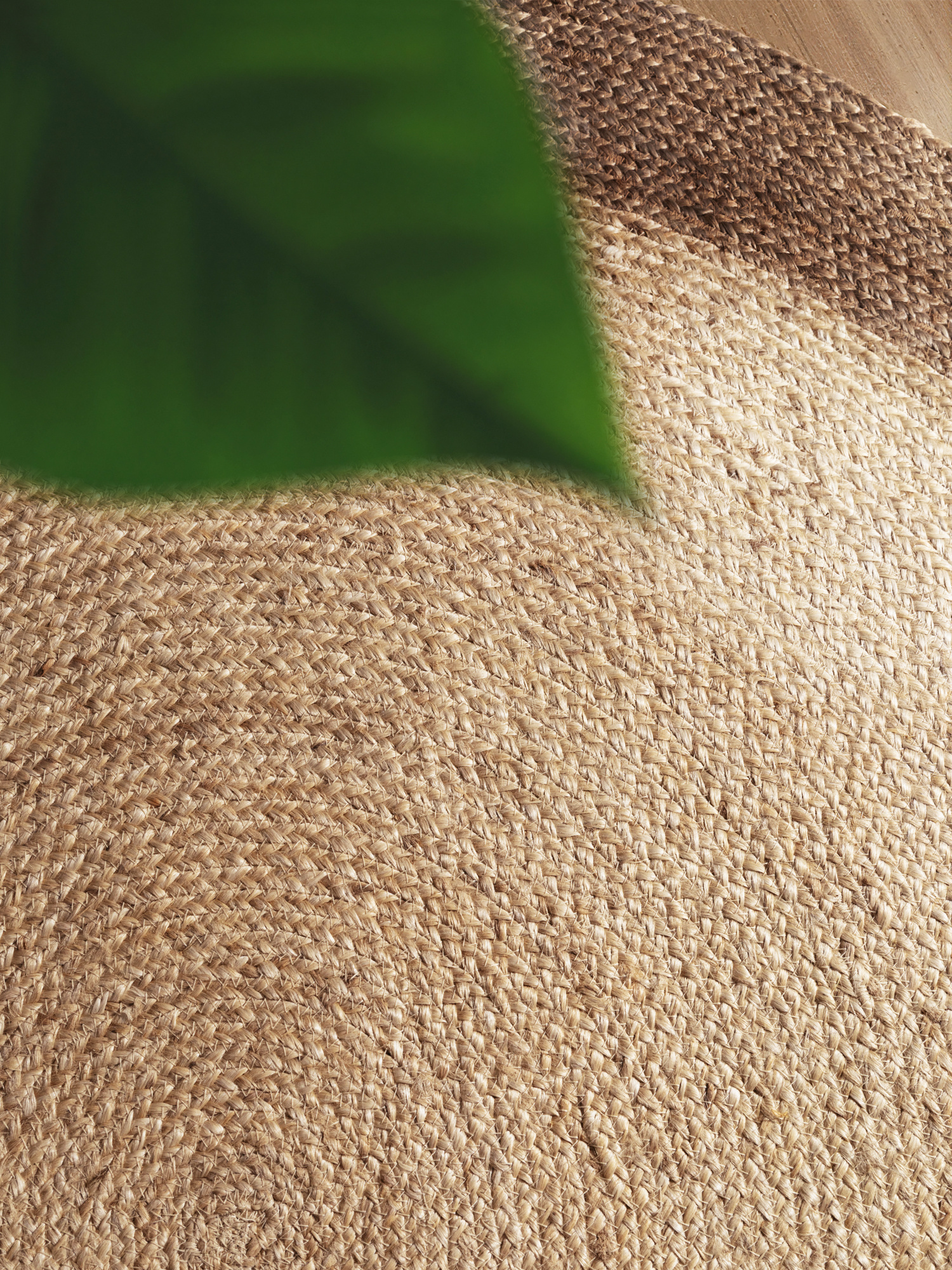 Rond Jute Vloerkleed Jutta Taupe